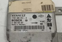107699585028753 блок управління airbag (srs) Renault Clio II 1999