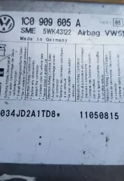 0034JD2A1TD8 блок управління airbag (srs) Volkswagen Transporter - Caravelle T5 2007