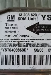 YST0403863D блок управління airbag (srs) Opel Meriva A 2004
