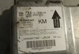 KMS0267735E блок управления AirBag (SRS) Opel Vectra C 2003
