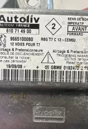 0192472 блок управления AirBag (SRS) Peugeot 308 SW 2009