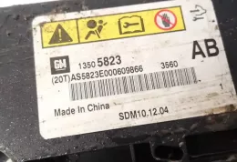 13505823AB блок управління airbag (srs) Chevrolet Cruze 2011