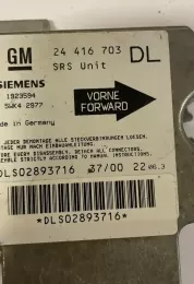 DLS02893716 блок управління airbag (srs) Opel Astra G 2002