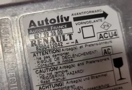 8200412048 блок управління airbag (srs) Renault Scenic II - Grand scenic II 2006