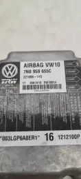 1212100P блок управления AirBag (SRS) Volkswagen Sharan 2011