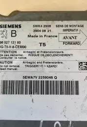 39040821 блок управління airbag (srs) Peugeot 307 2002