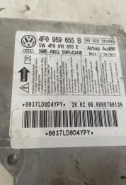 0037LD0D4YPY блок управления AirBag (SRS) Audi A6 S6 C6 4F 2005