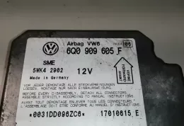 6Q0909605F блок управления AirBag (SRS) Volkswagen Bora 2001