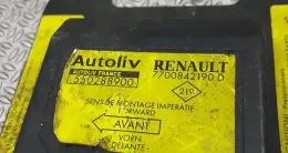 7700842190 блок управління airbag (srs) Renault Laguna I 1995