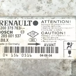 0285001537 блок управління airbag (srs) Renault Clio II 1998