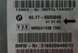 01B3172C09024 блок управления AirBag (SRS) BMW 5 E39 2000