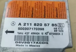 500307170398 блок управління airbag (srs) Mercedes-Benz E W211 2004