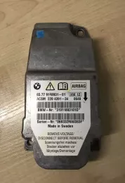 2204391 блок управления AirBag (SRS) BMW 5 E60 E61 2005