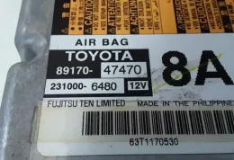 8917047470 блок управління airbag (srs) Toyota Prius (XW30) 2011
