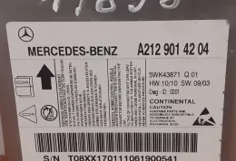 11896 блок управління airbag (srs) Mercedes-Benz E W212 2012