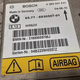 6930597 блок управління airbag (srs) BMW 1 E81 E87 2004