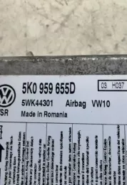 5K959655D блок управління airbag (srs) Volkswagen Golf VI 2011