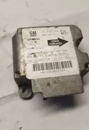 306383758 блок управления AirBag (SRS) Opel Astra G 2000