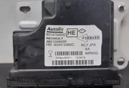 631475400C блок управління airbag (srs) Renault Scenic IV - Grand scenic IV 2019