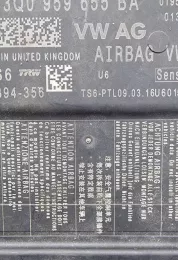 225894356 блок управления AirBag (SRS) Volkswagen PASSAT B8 2016
