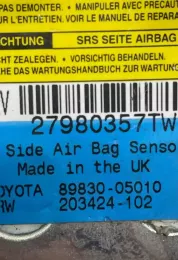 27980357T блок управління airbag (srs) Toyota Avensis T220 1999