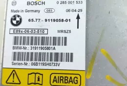 KL4750 блок управління airbag (srs) BMW 3 E90 E91 2007