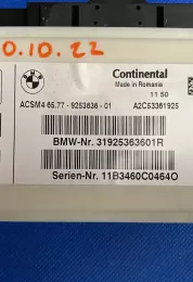 11B3460C04640 блок управління airbag (srs) BMW 5 F10 F11 2011