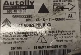 216196958B блок управління airbag (srs) Citroen C5 2005