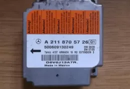 118705726 блок управління airbag (srs) Mercedes-Benz CLS C219 2007