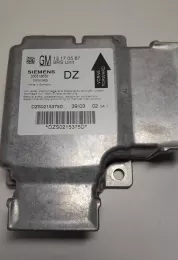 ZS0215375D блок управління airbag (srs) Opel Vectra C 2002