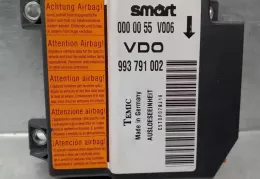 00000055V008 блок управління airbag (srs) Smart ForTwo I 2000