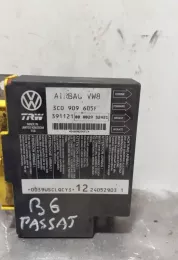 3C1909605F блок управления AirBag (SRS) Volkswagen PASSAT B6 2009