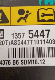 AS5447T101140375 блок управління airbag (srs) Opel Insignia A 2010