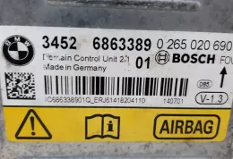 122876 блок управління airbag (srs) BMW 3 E90 E91 2007