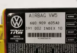 6Q0909605AD блок управления AirBag (SRS) Seat Ibiza III (6L) 2008