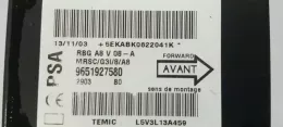 5EKABK0622041K блок управління airbag (srs) Citroen C3 2003