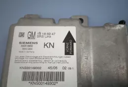 KNS00149302 блок управління airbag (srs) Opel Vectra C 2004