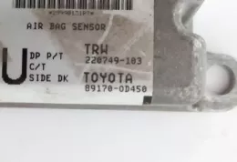891700D450 блок управління airbag (srs) Toyota Yaris 2009