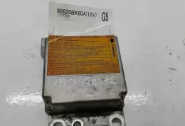 98820BK60A блок управління airbag (srs) Nissan Qashqai+2 2011