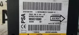 9658316580 блок управління airbag (srs) Citroen C3 2002