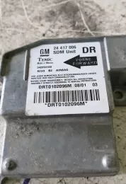 DRT0102096M блок управління airbag (srs) Opel Corsa C 2003