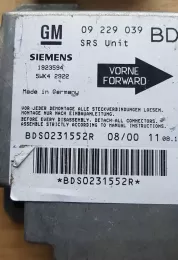 BDS0231552R блок управління airbag (srs) Opel Vectra B 1999