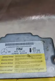 A1698202726 блок управління airbag (srs) Mercedes-Benz A W169 2007