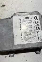 02081010F блок управління airbag (srs) Volkswagen Polo 2004