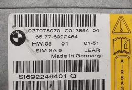65776922464 блок управління airbag (srs) BMW 7 E65 E66 2006
