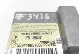 509449057007 блок управления AirBag (SRS) Ford Mondeo MK II 1998