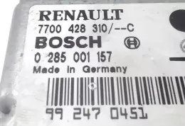 992470451 блок управления AirBag (SRS) Renault Clio II 2002