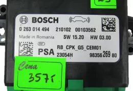 0263014494 блок управління airbag (srs) Peugeot 3008 I 2008