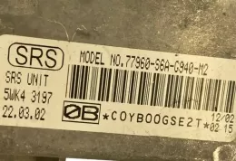 0QYB000SE2T блок управління airbag (srs) Honda Civic 2005