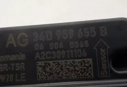 34D959655 блок управления AirBag (SRS) Skoda Rapid (NH) 2015